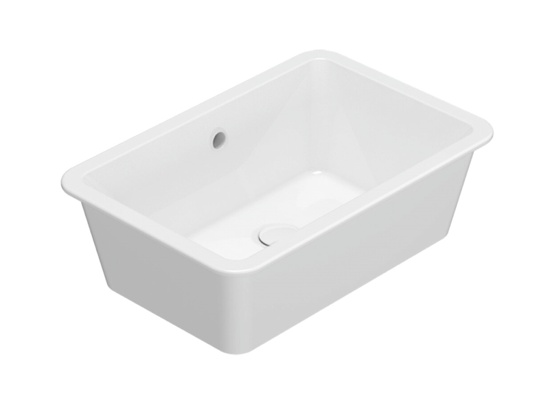 Unterbau-waschtisch Aus Keramik 60x40 Cm Globo Cortona Va083bi Weiß - Keramik