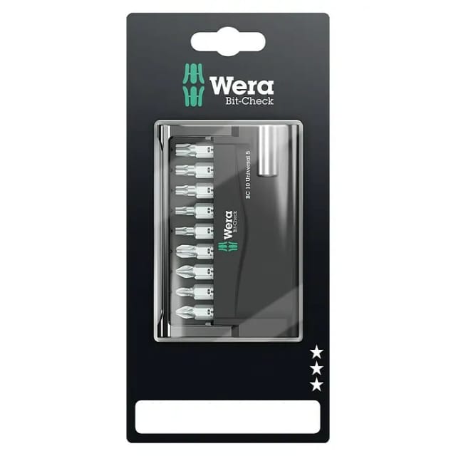 Bit-Check 10 Universal 5 sb, 10-teilig 05073416001 - Wera