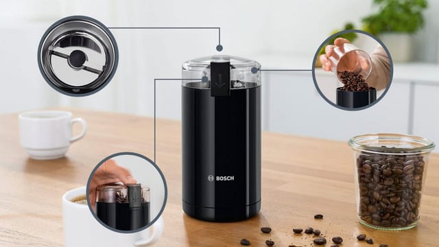 Bosch - 180w schwarze elektrische kaffeemühle tsm6a013b