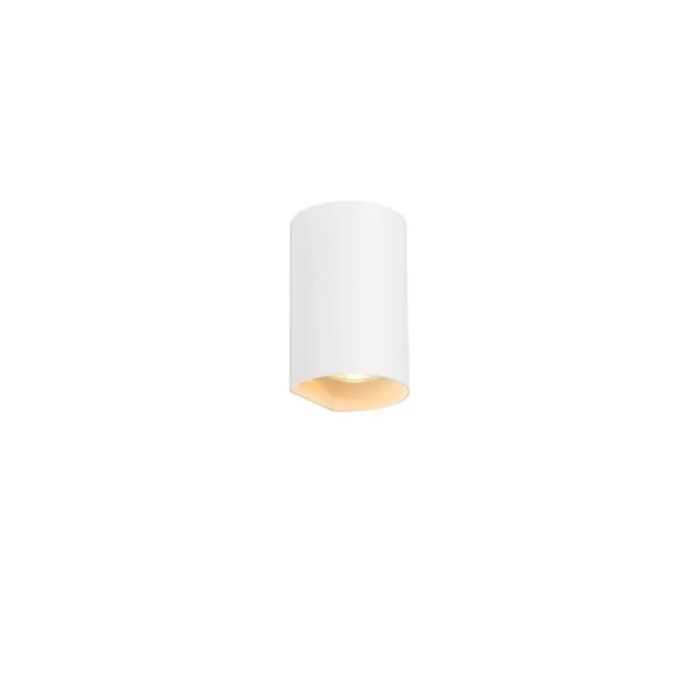 Design Wandleuchte Weiß Rund GU10 50mm - Sabbir