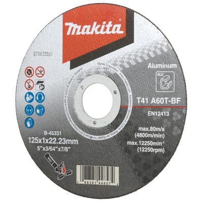 Makita Trennscheibe Ø 125 mm 1,0 mm A60T-BF Aluminium B-45331