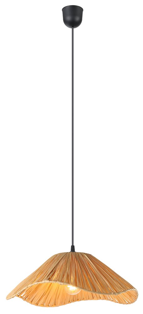 Laxford Pendelleuchte, Bast, Durchmesser 40 Cm, E27 Eglo