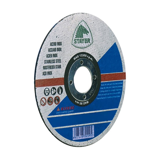Stayer Iberica - WA36RBF-41 extradünne Standard-Edelstahlscheibe zum Schneiden von Eisenmaterialien (6650 U/min) Ø230x1,9x22,23mm