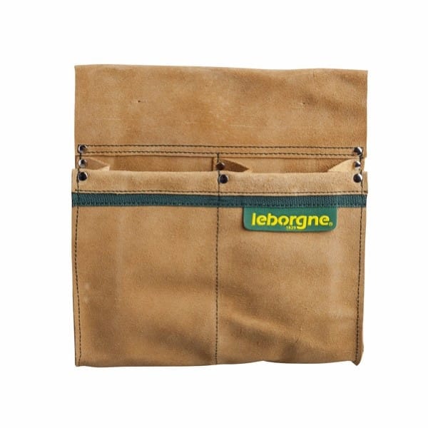 492040 Leborgne Porte outils Leborgne double poche en croute de cuir