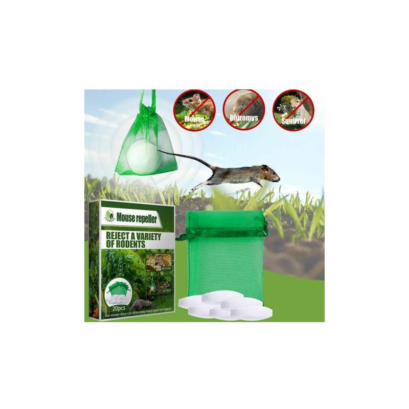 Pfefferminzöl-nagerabwehrmittel Zur Rattenbekämpfung (2er-packung, 40 Stück)