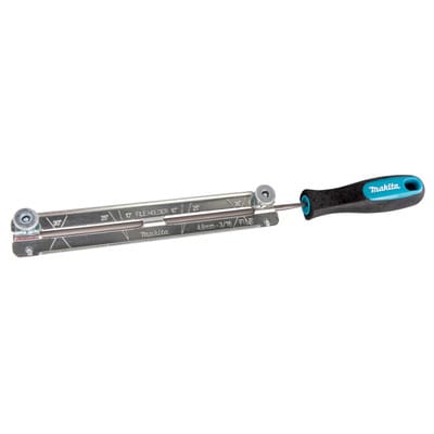 Feilenhalter mit Feile 4,8mm 0,325 Zoll 25° für Sägeketten D-70960 - Makita