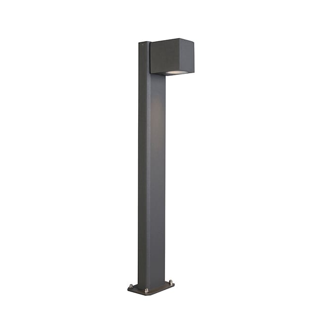Qazqa - Smarte stehende Außenleuchte Anthrazit 65 cm IP44 inkl. Wifi GU10 - Baleno