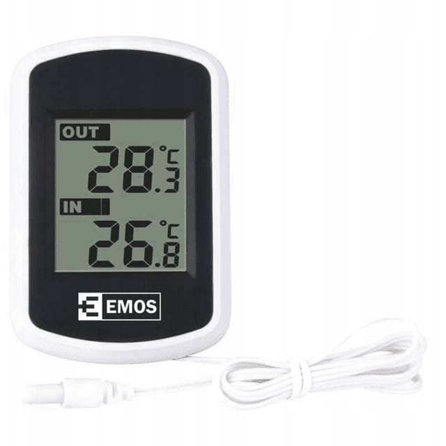 Elektronisches Thermometer mit externem/internem Raumfühler