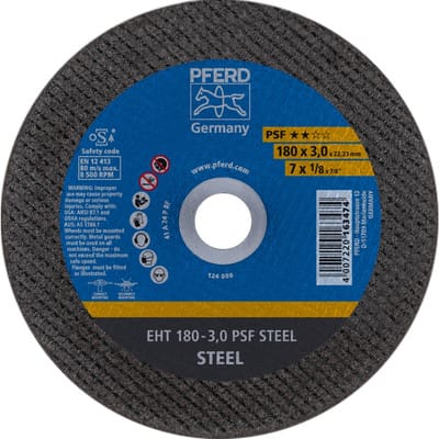 Trennscheibe gerade A24PPS 178x3mm Pferd