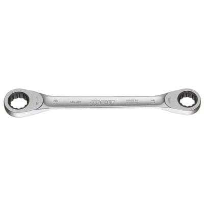 Doppel-Ringratschenschlüssel 8x9mm, 4 r 8X9, 2306719 - Gedore