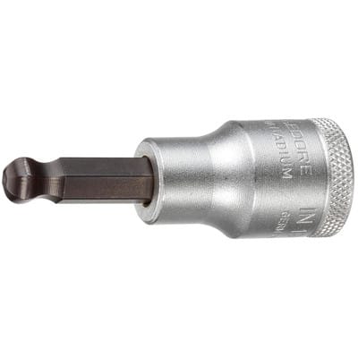 In 19 k 6 Schraubendrehereinsatz 1/2' Kugelkopf Innen-6-kant 6 mm