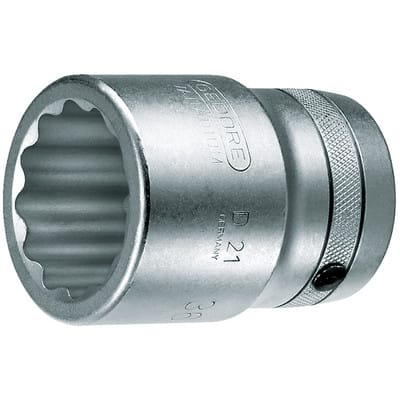 Gedore - Steckschlüsseleinsatz d 21 1 ″ 12-kant Schlüsselweite 36 mm Länge 70 mm