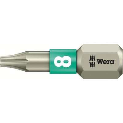 Bit rostfrei 1/4 din 3126 C6,3 T8x25mm Wera