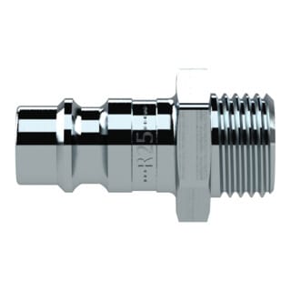 Riegler&co.kg - Stecknippel für Kupplung nw 7,2-7,8, Stahl, ag G1/4 riegler