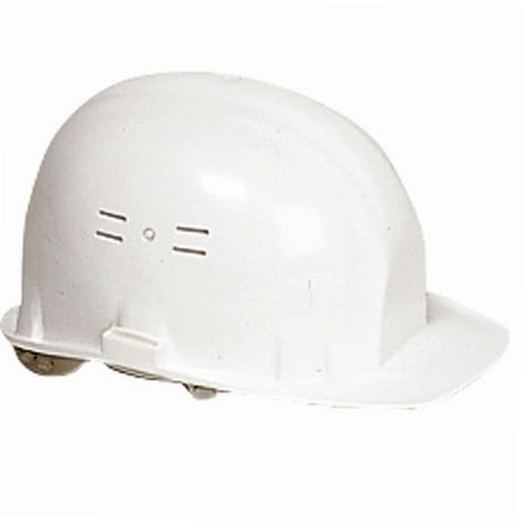 Verstellbarer weißer Bauhelm