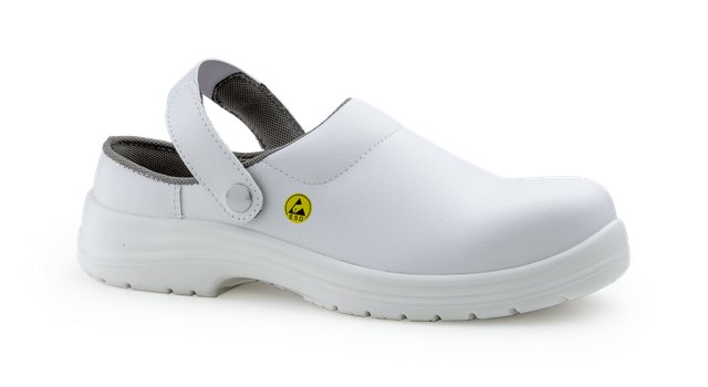Arbeits-Schuh für die Lebensmittelindustrie OKENITE CLOG ESD SB - Weiß 42
