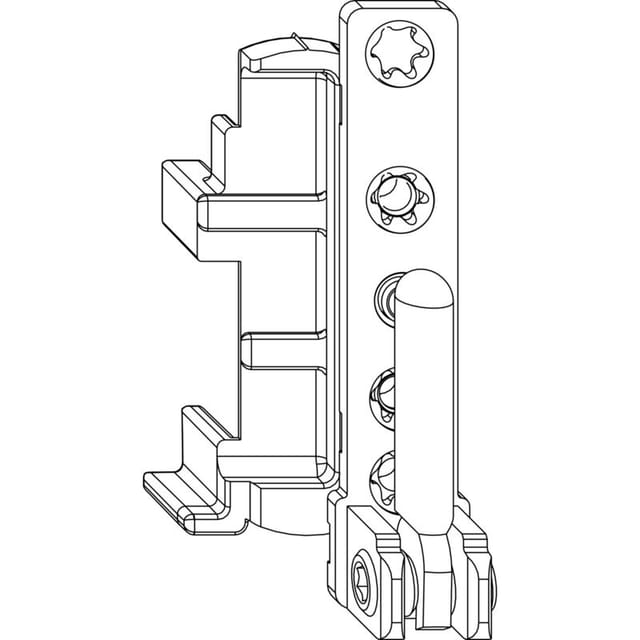 Ecklager DT130 12/20 rechts Silber 0 - Maco