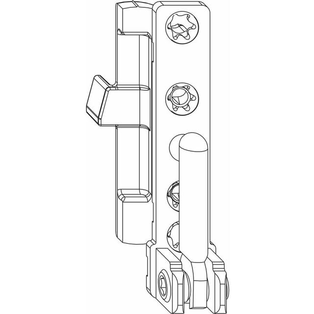 Maco - Ecklager DT130 4/15 mm 130 kg silber links (55493)