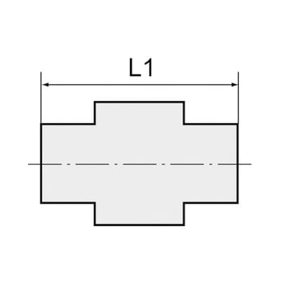 Gerade Steckverschraubung »Blaue Serie« mini, M5 a., Schlauch-Ø 3, 122.005-3M - Riegler