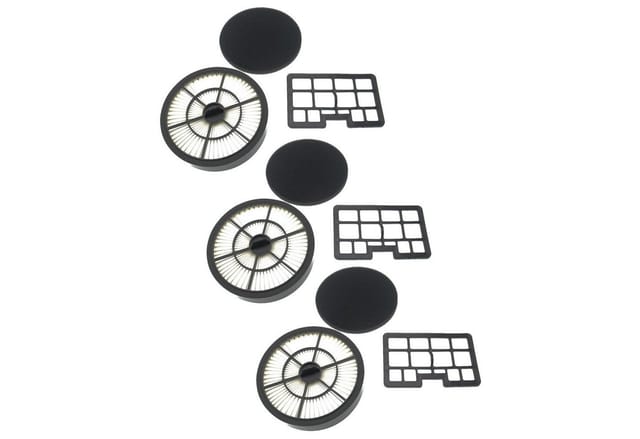 Filter-Set kompatibel mit Hanseatic VC-T4020, VC-T4020E-1, VC-T4020ES-2, VC-T4020ES17 - 6x Filter (Abluft-Filter, Kombi-HEPA+Schaum-Filter) - Vhbw