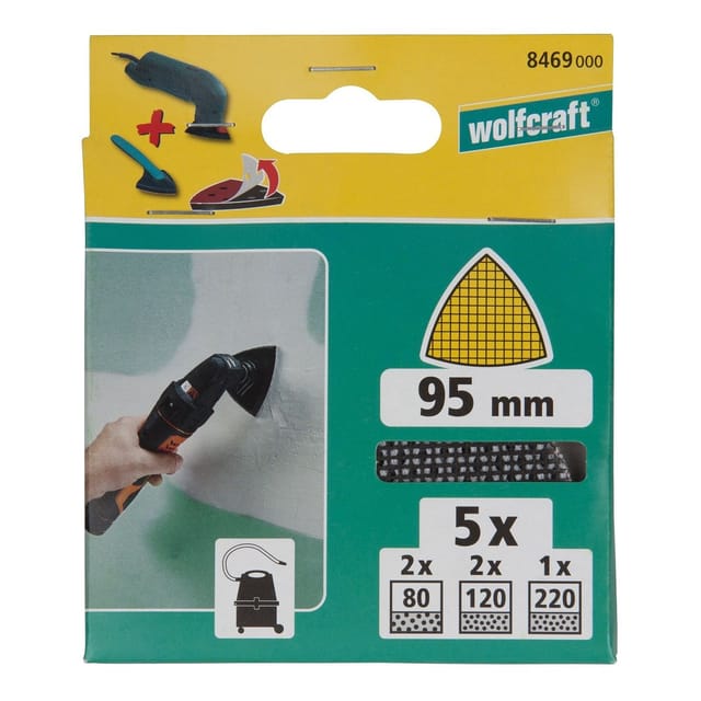 wolfcraft HAFTGITTERL.95MM Haft-Gitterleinen 8469000 K80/120/240