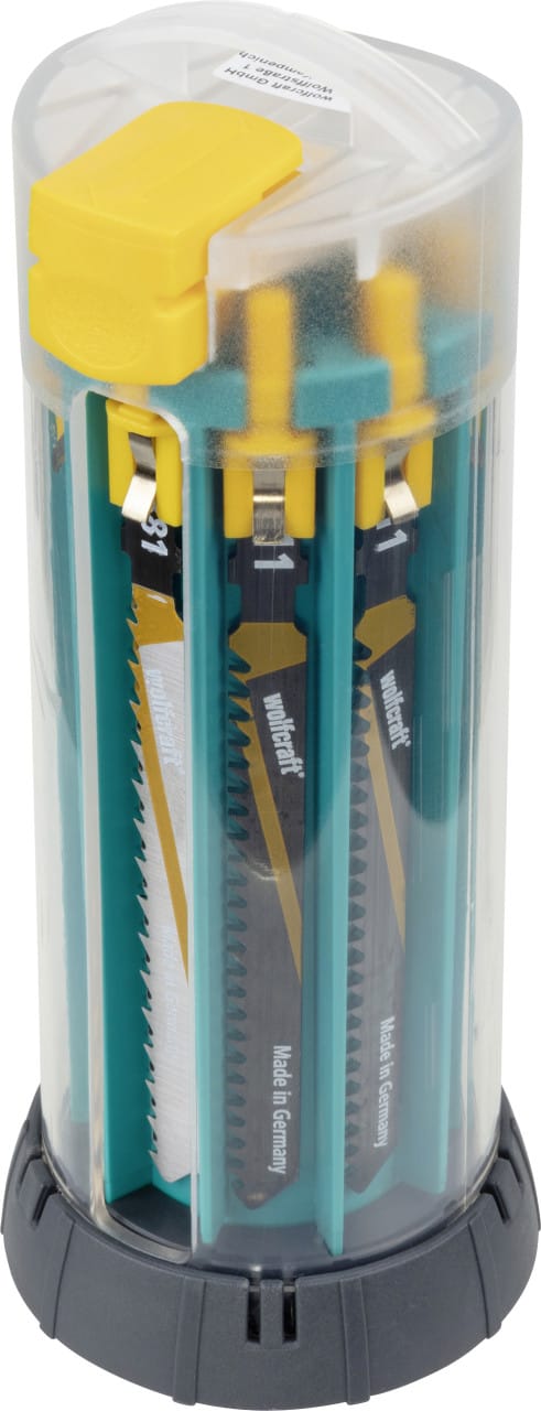 Wolfcraft - Stichsägeblätter-Set 3559000 10 Stück Sägeblätter & Sägehilfen