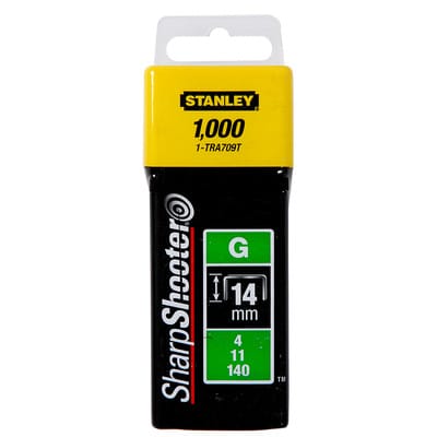 1-TRA709T Klammern Typ g 14mm 1000 St - Stanley