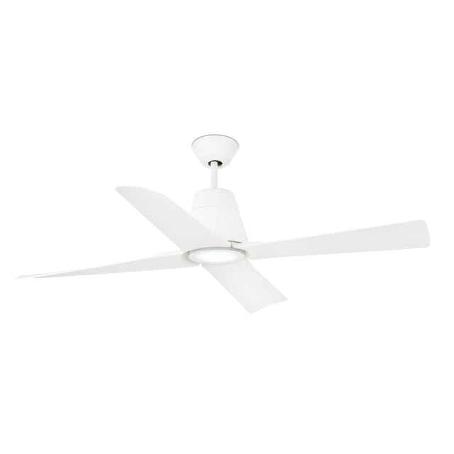 Typhoon Deckenventilator weiß mit Gleichstrommotor mit Licht