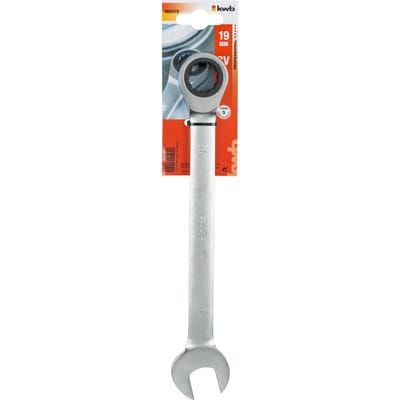 KWB - 460419 Doppel-Ringratschenschlüssel-Satz 1 Stück Schlüsselweite (Metrisch) 19 mm