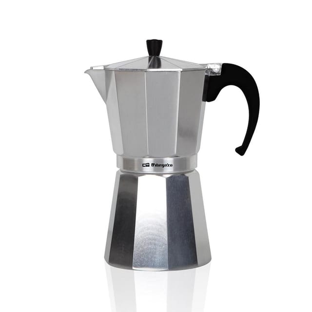 Orbegozo kf 600 Italienische Kaffeemaschine angenehm und sicher - 6-Tassen-Kapazität - ergonomischer Griff - Ventil de Sicherheit - einfache