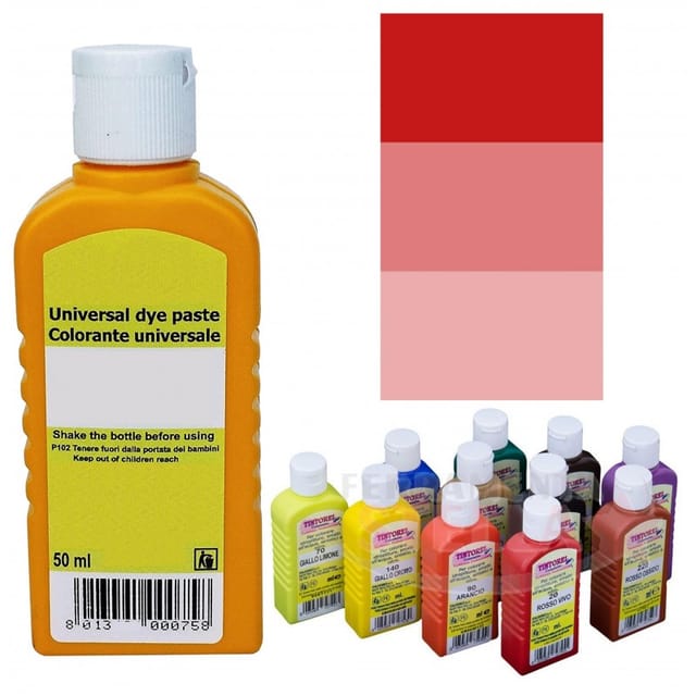 Universalfarbstoff Ml. 40 - N.20 Leuchtendes Rot Colorea