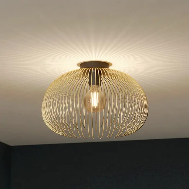 Eglo - Deckenleuchte Venezuela gold ø 38,5 cm E27, max. 40 w Deckenlampen & Kronleuchter