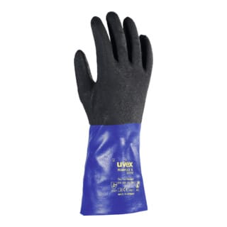 Uvex - 6055710 rubiflex s XG35B Chemiekalienhandschuh Größe (Handschuhe): 10 1 Paar