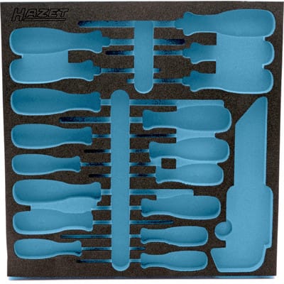 2-Komponenten Weichschaum-Einlage für Art.Nr. 163-297/26, 2/3 (344 x 342 mm) - Hazet