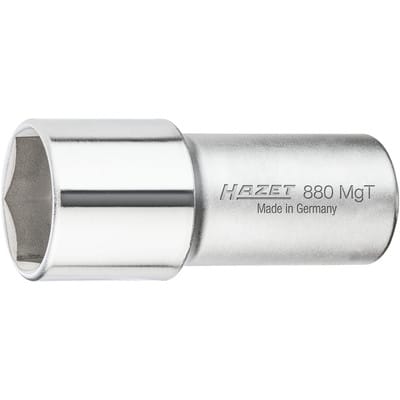 Zündkerzen-Steckschlüssel-Einsatz 880MGT Vierkant hohl 10 mm (3/8 Zoll) - Hazet