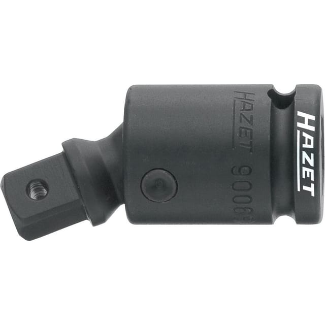 Schlag-, Maschinenschrauber Gelenkstück, Vierkant hohl 12,5 mm (1/2), Vierkant massiv 12,5 mm (1/2) - Hazet