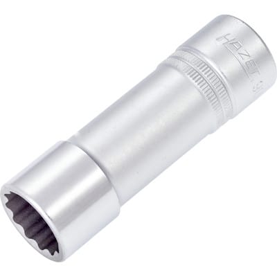 Steckschlüsseleinsatz DIN3124 lang 12-kant 1/2' 19 mm - Hazet