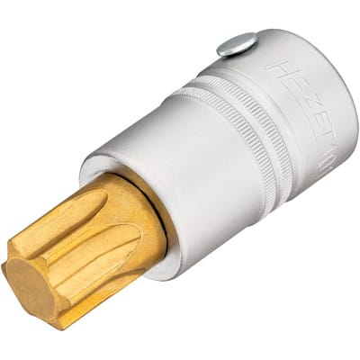 Schraubendreher-Steckschlüsseleinsatz torx, Vierkant hohl 20 mm (3/4), Innen torx Profil, T100 - Hazet