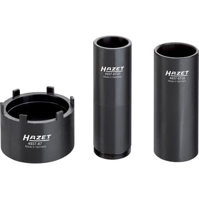 Hazet - Nkw Zapfenschlüssel-Satz, Vierkant hohl 20 mm (3/4), 54 mm, Anzahl Werkzeuge: 3