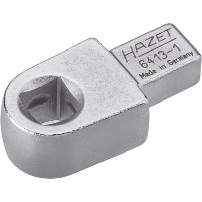 Einsteck-Vierkant Halter, Einsteck-Vierkant 9 x 12 mm, Vierkant hohl 10 mm (3/8) - Hazet