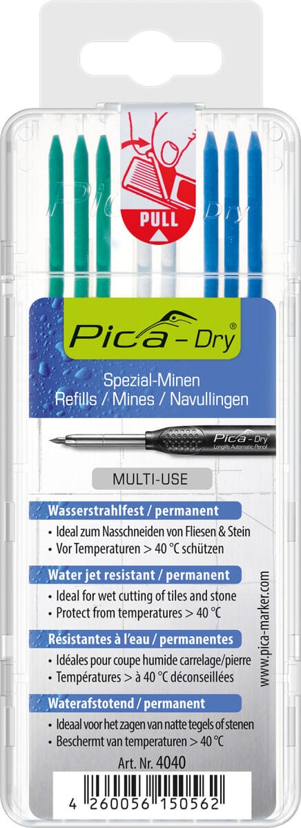 Pica - Dry Spezialminen-Set sortiert 8 Minen - 4040