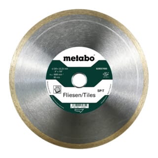 Metabo - Diamanttrennscheibe sp - t, 230x22,23 mm, Fliesen (628557000)