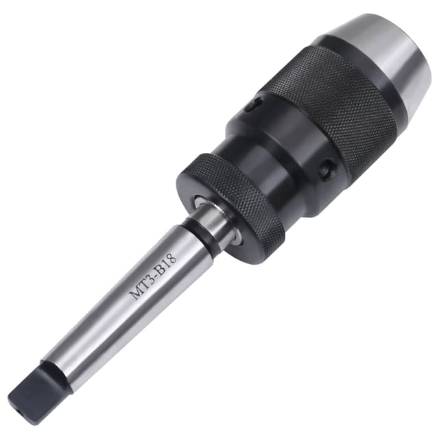Schnellspannbohrfutter MT3-B18 mit 16 mm Spannbereich Vidaxl