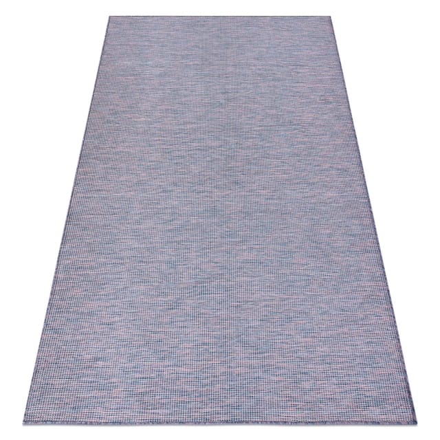 Teppich sisal patio 2778 flach gewebt blau / rosa / beige multicolour 78x150 cm