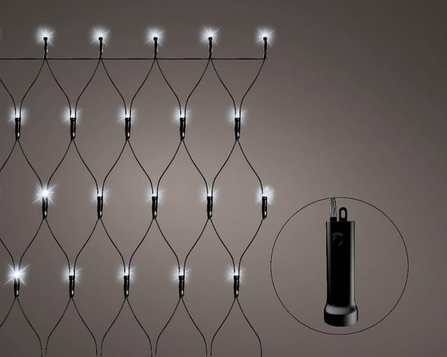 Kaemingk - Durawise Lichternetz 192 Lichter kaltweiß Lichternetz