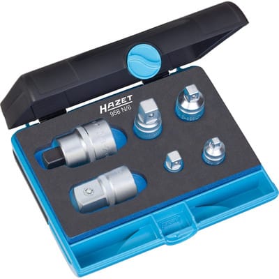 Hazet Adapter Satz, Anzahl Werkzeuge: 6, Art.Nr. 958N/6