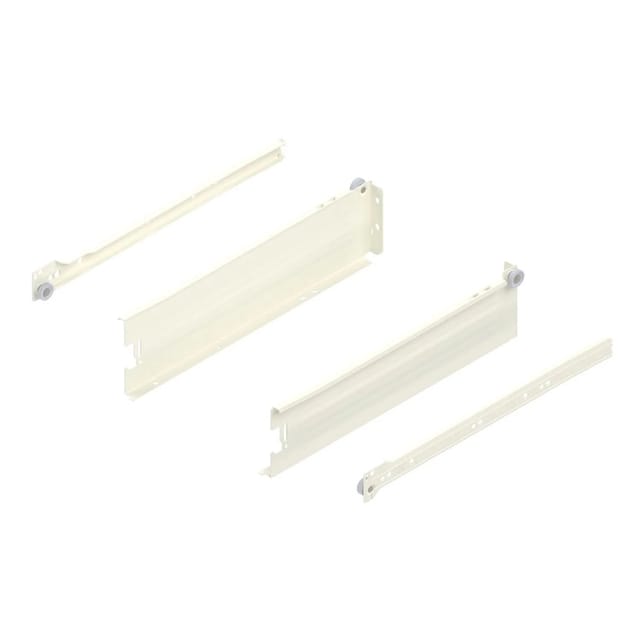 Metabox m Zarge 320 Schraubversion, Teilauszug, nl 350, cremeweiß - Blum