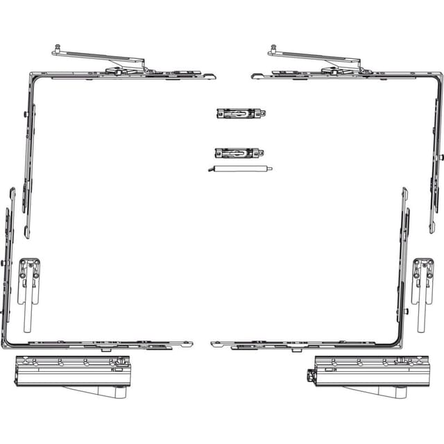 Maco - skb-z Grundkarton, Schema a, 160 kg, Versatz 13 mm, rechts, silber (455508)