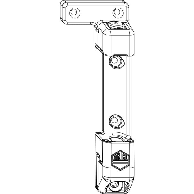 Maco - Scherenlager mammut 220 kg, mit 9 mm Tragezapfen, silber, rechts (210600)