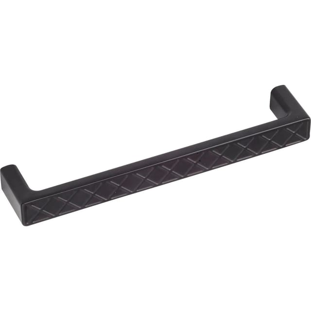 Furnipart - Möbelgriff Wafer LA160 - Griff für Möbel quadratisch - Beschläge Antik, Zinkdruckguss schwarz matt
